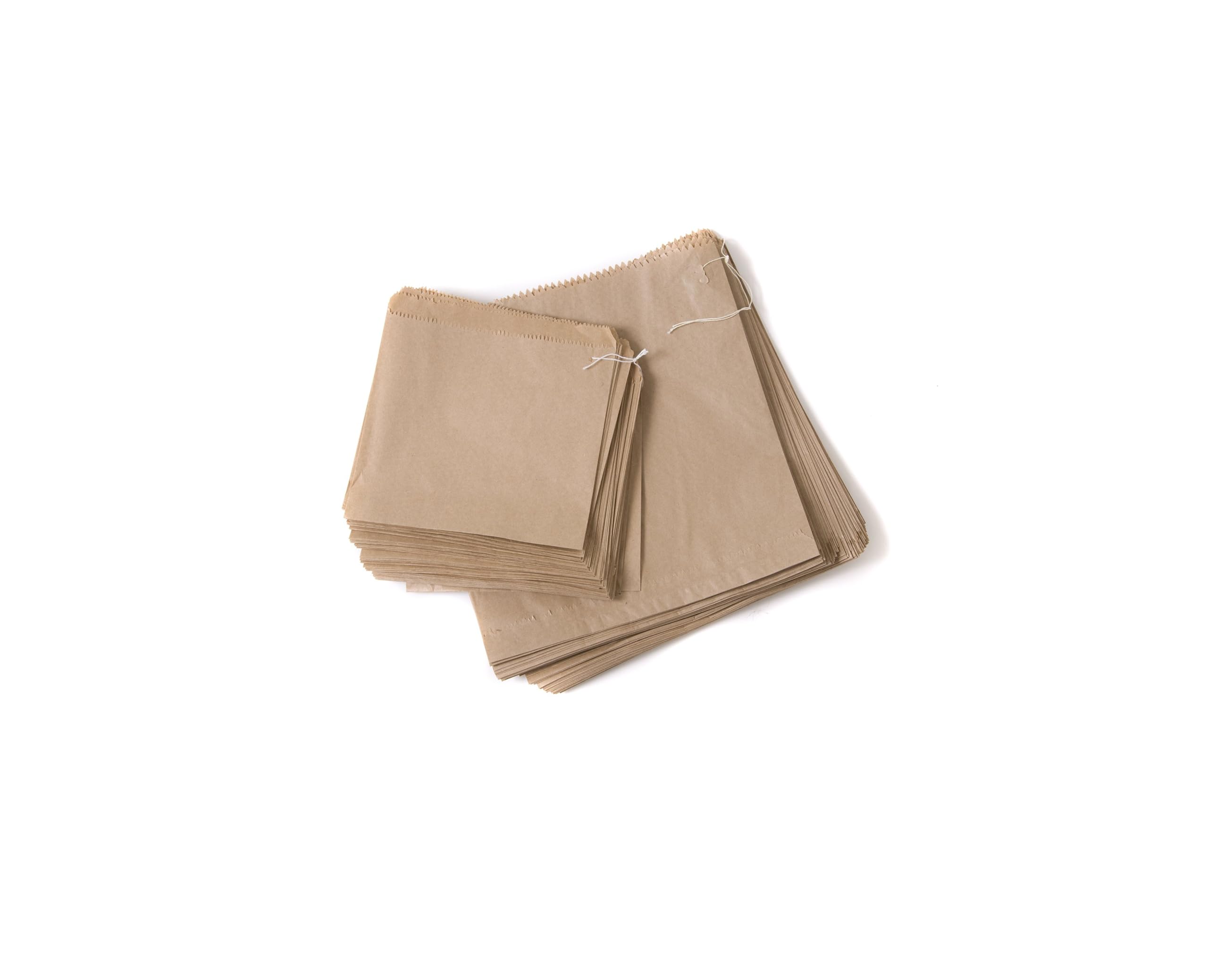 Trojan Packaging Brown 500 X Strung Kraft Paper Food Bags Food Use, Groceries, Sandwiches Fruit Bags Etc | (500, 8X11")