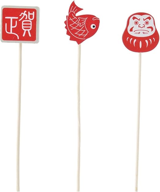 Amazon Co Jp 東京堂 正月 縁起物ピック 6本入り Jp おもちゃ Amazon Co Jp 東京堂 正月 縁起物ピック 6本入り Jp おもちゃ
