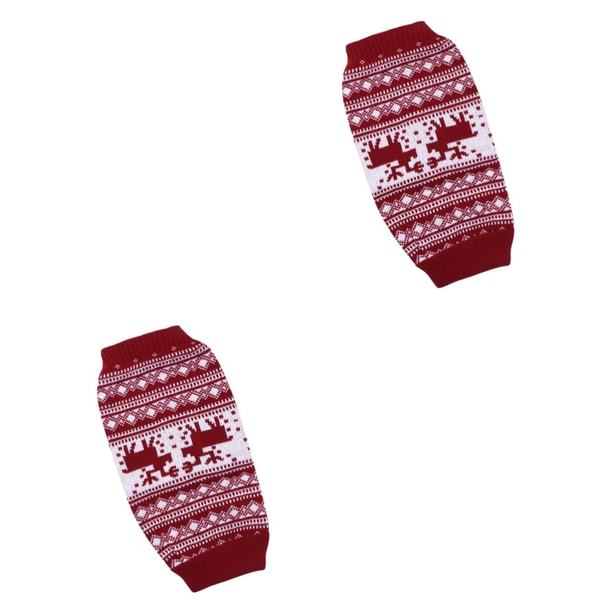 Chandails de noël pour de compagnie BESPORTBLE - Coffret cadeau de 2 tenues de chiot tricotées