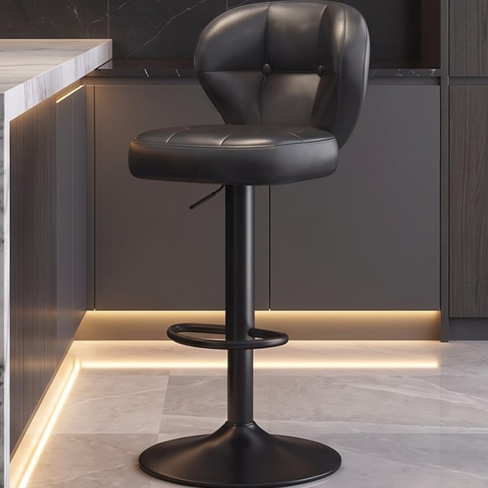 Comptoir Stable | Ergonomique, Bar, Confortable, pr Cuisine, Rouge