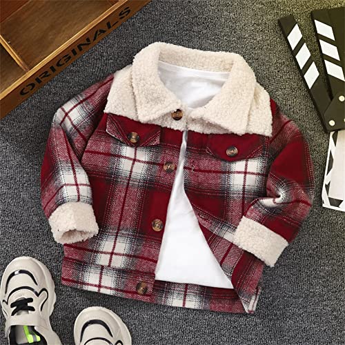 Road Coat Toddler Boys Kids Toddler Child Baby Boys Girls Shirt Jacket Plaid Long Sleeve Jackets for Kids2
