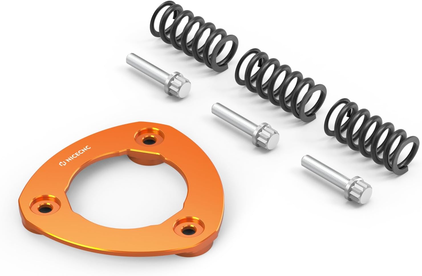 NICECNC Orange Clutch Power Plate Compatible with Harley CVO Road Glide FLTRXSE 2018-2024, Electra Glide Revival 2021, Road King Classic FLHRC 2017-2020, Street Glide FLHX 2017-2024, See Fitments