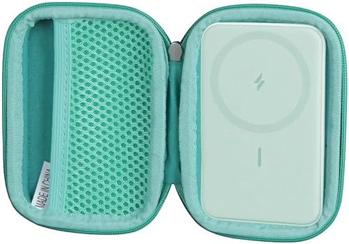 Hermitshell Estuche de viaje duro para Anker 622  Anker 621 batería magnética (MagGo), cargador portátil magnético plegable de 5000 mAh (verde)