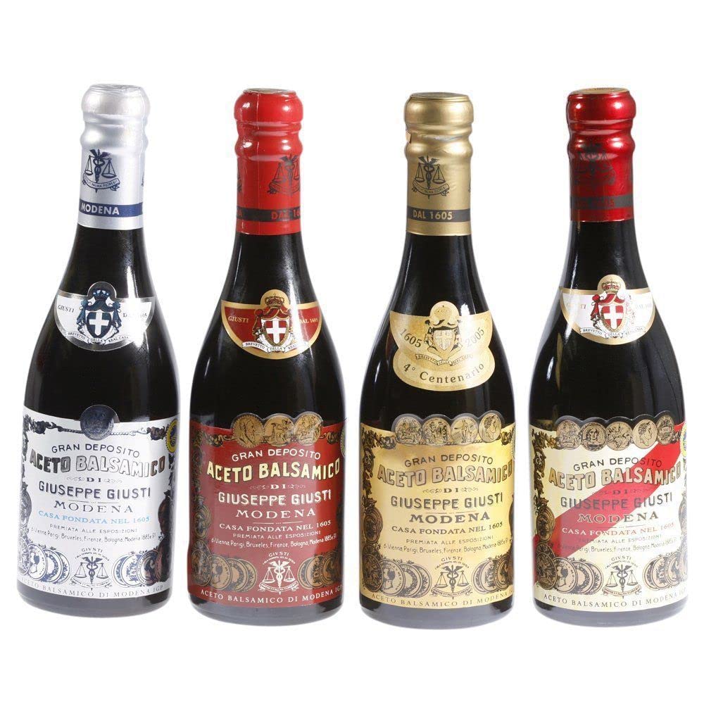Giuseppe Giusti Balsamic Set, 4 x 250ml