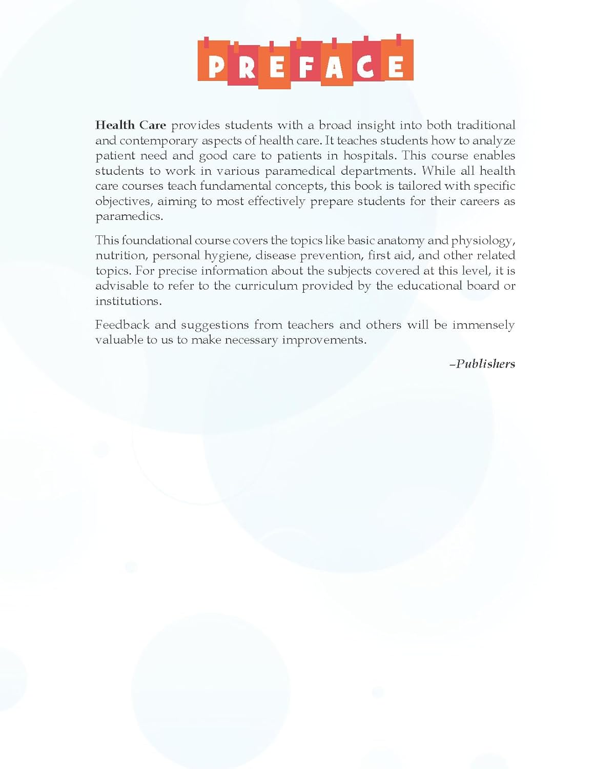 Full Marks Health Care Class 10 | CBSE | Skill Education | Subject Code 413| for CBSE