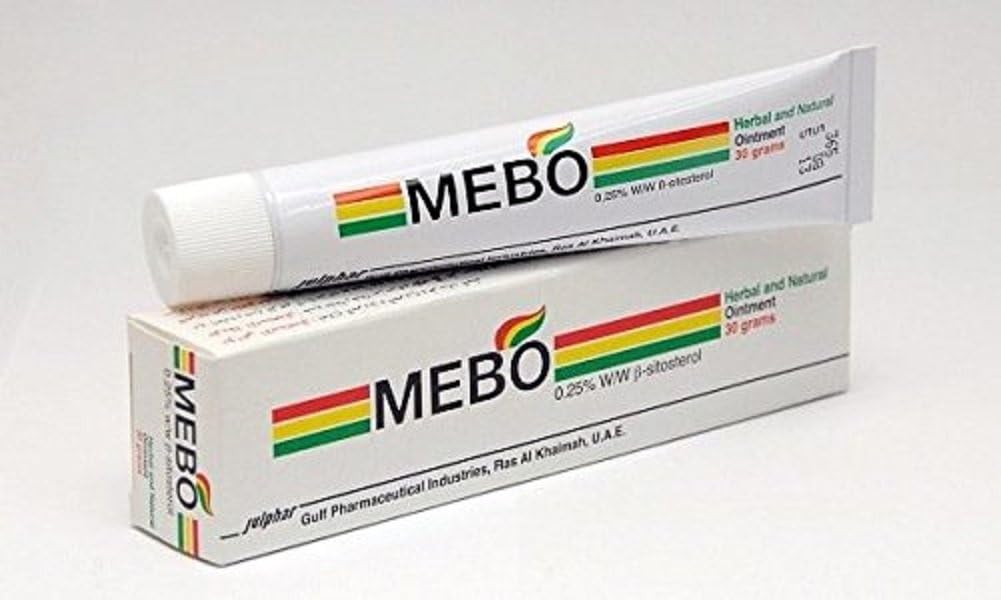 1 Pcs of Mebo Burn Fast Pain Relief Healing Cream Leaves No Marks 75 Grams ( 1 Tube )