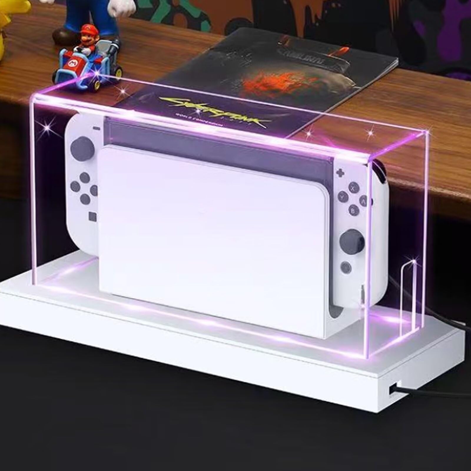 Amazon.com: Dust Cover with 16 LED Colors Light Base Compatible
