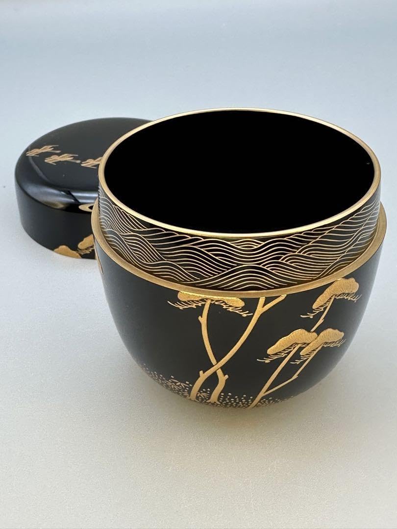 Amazon.co.jp: 茶道具 棗 駒沢徹 松千鳥大棗 : おもちゃ