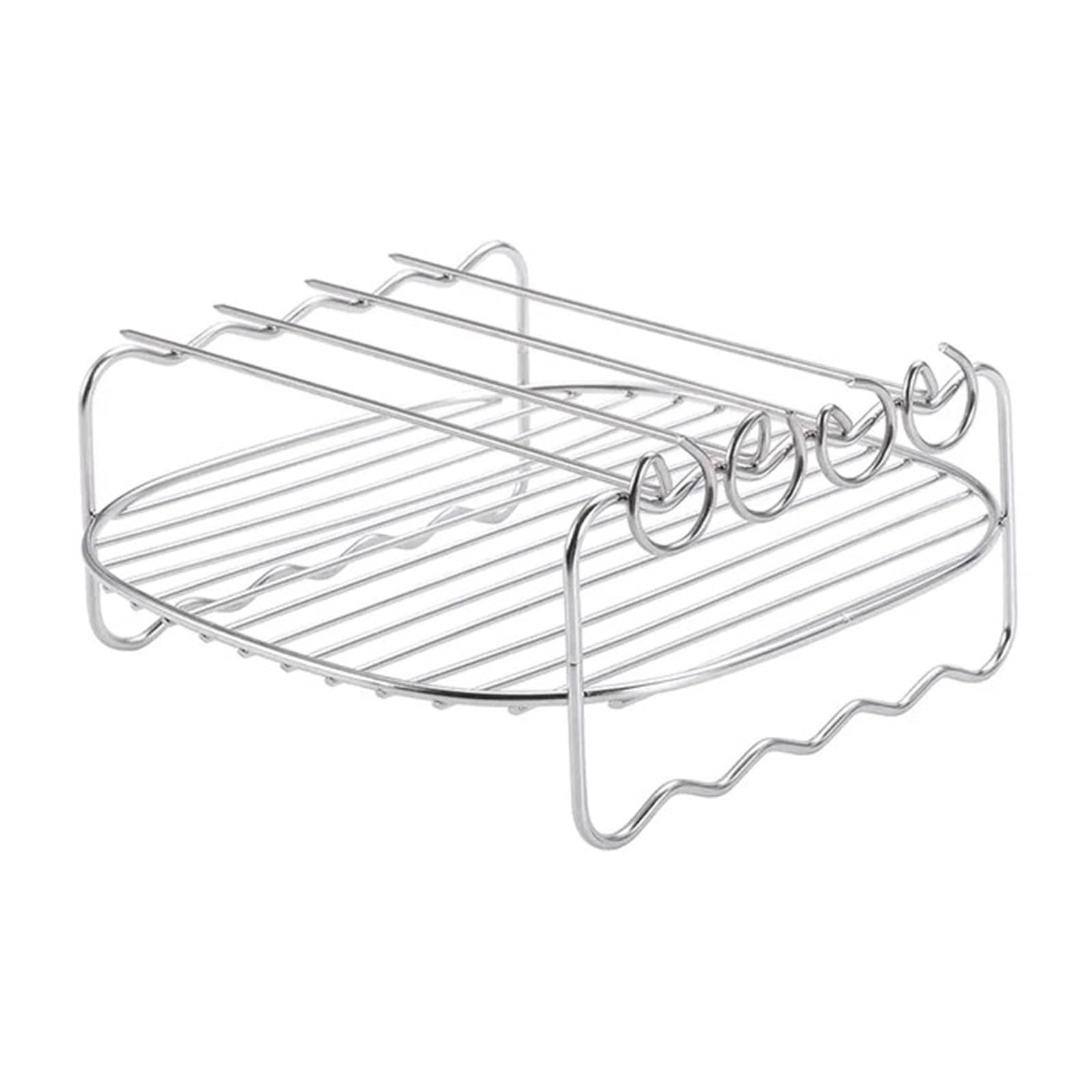 Stojak do gotowania na parze Air Fryer Stojak na szpikulce ze stali nierdzewnej Parowar do gotowania Grill do pieczenia Narzędzia kuchenne Naczynia kuchenne Akcesoria kuchenne(7 Inch)