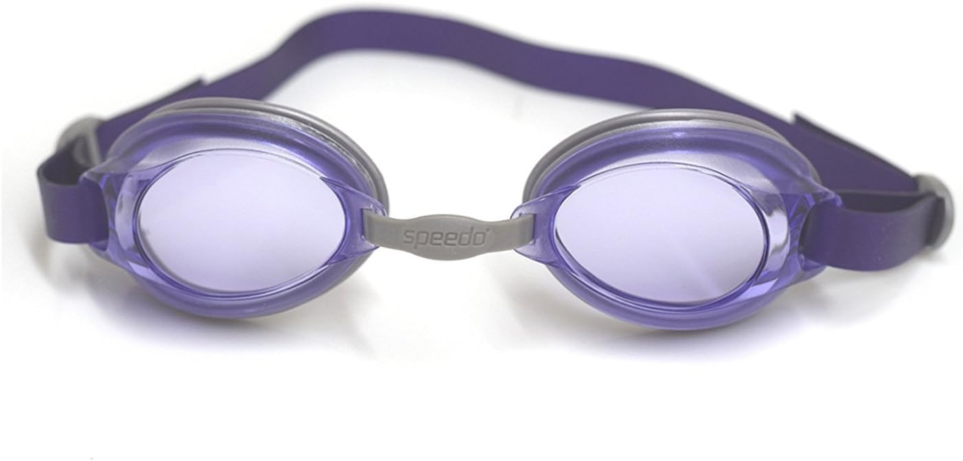 Speedo Jet V2 Adult Unisex Anti-Fog Swimming Goggles - Purple/Purple