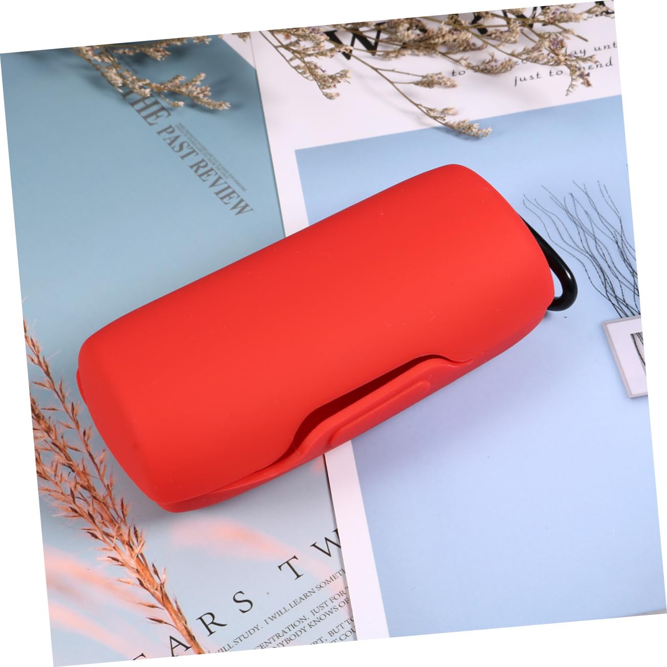 OSALADI 3pezzi Custodia Protettiva Silicone Rosso Per Cuffie Wireless Resistente Graffi e Shock Compatibile Con Auricolari Facile Da Trasportare