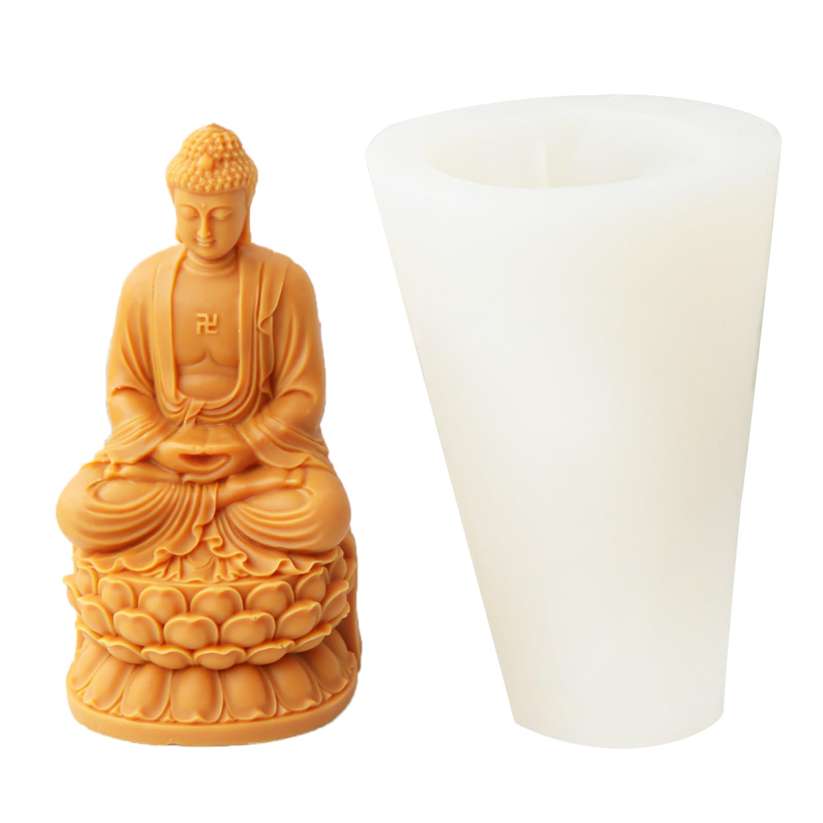 Stampo in silicone polimorfico Bodhisattva Stampo per sapone e gesso Stampi Religione Ornamenti in resina epossidica Casting e stampo