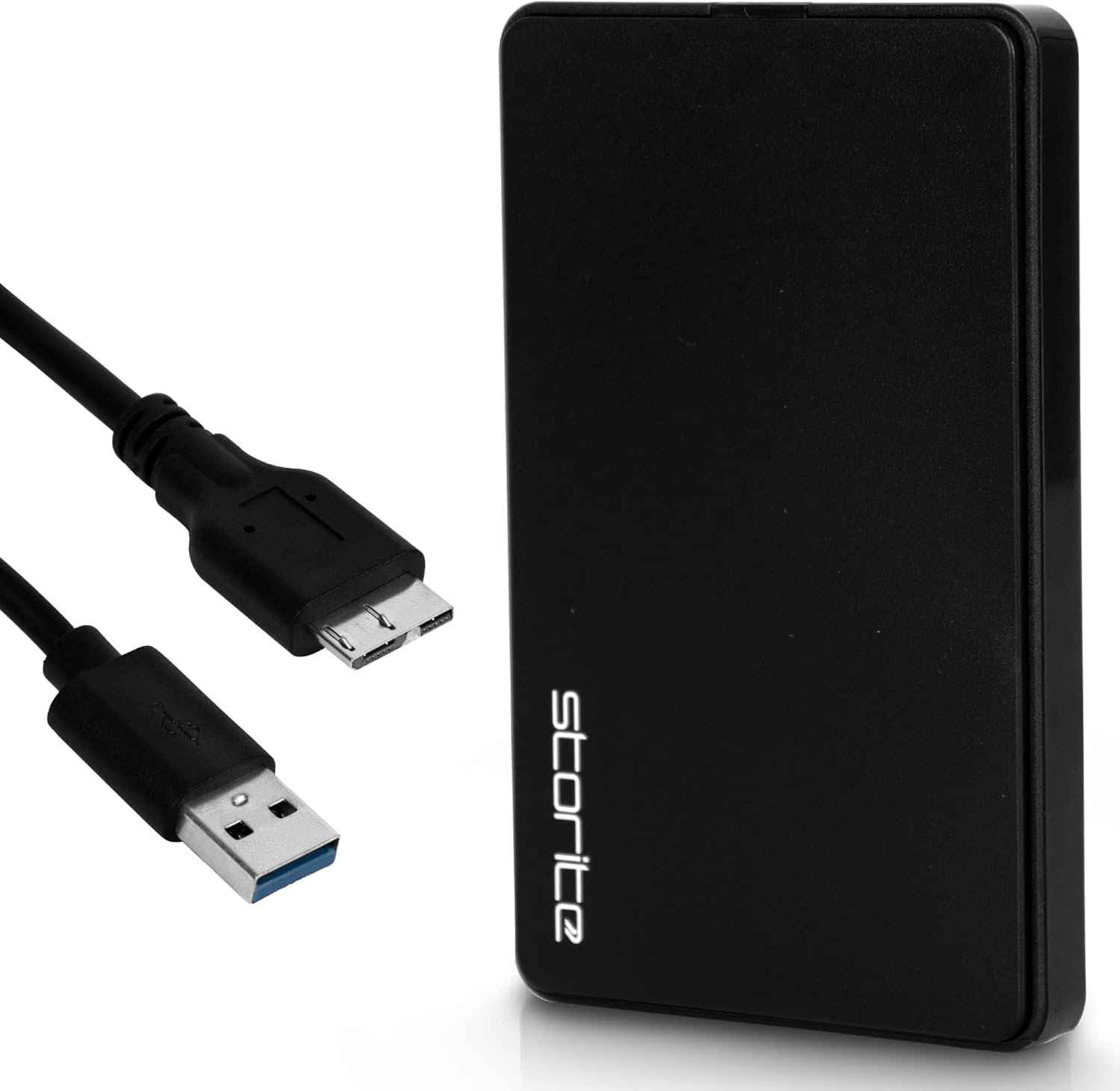 Storite Disco Duro Externo 250 GB, USB 3.0 para PC y PS4 - Negro