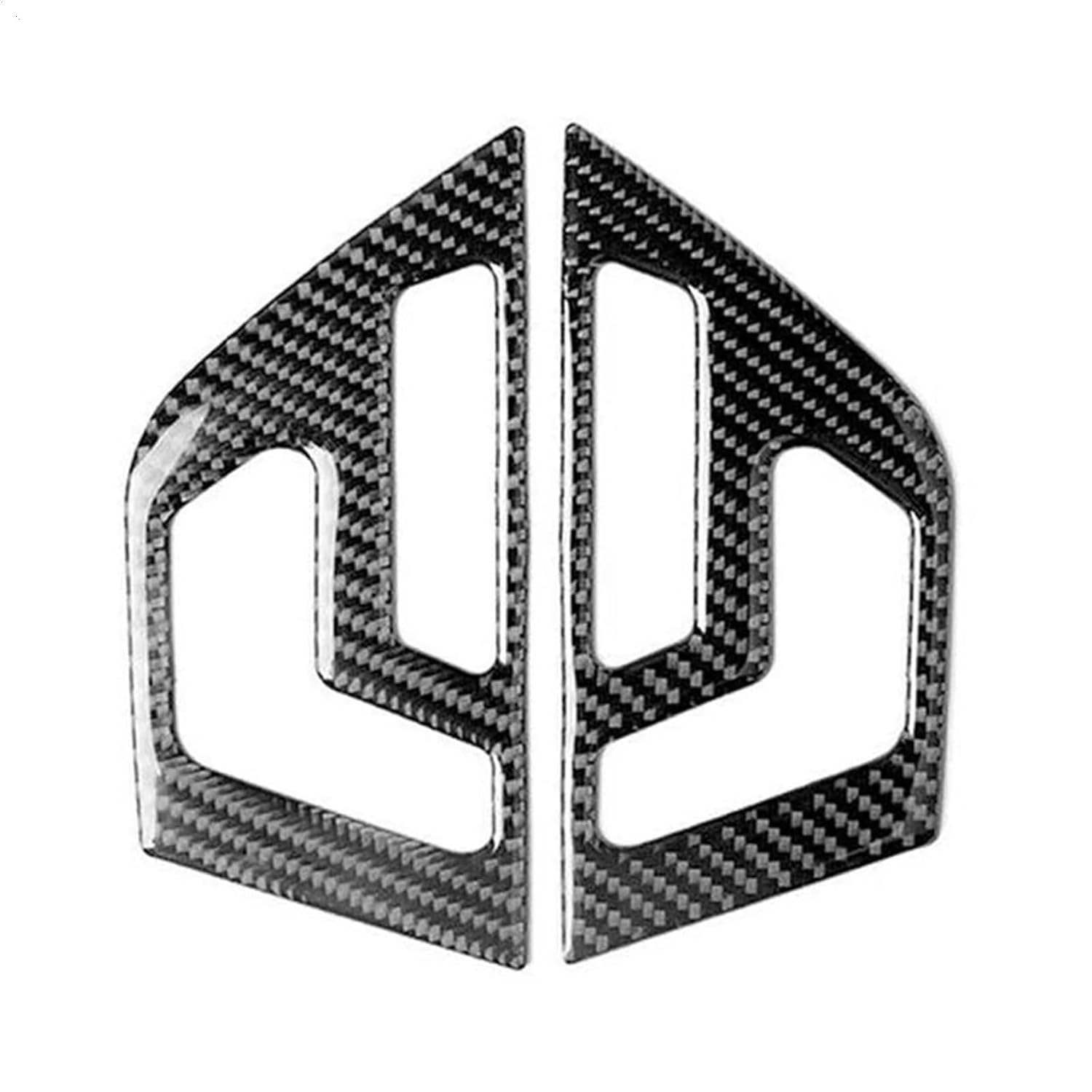 Carbon Fiber Inner Door Seat Adjustment Switch Trim Cover Replacement Spare Parts for Mercedes-Benz C Class W204 2007-2013