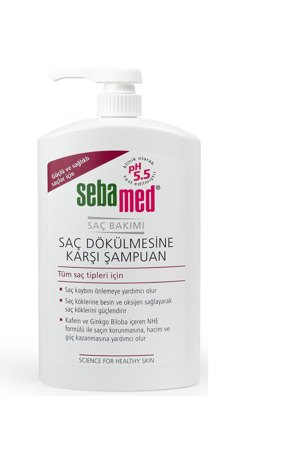 Sebamed Saç Dökülmesine Karşı Güçlendirici Etkili Kafein ve Ginkgo Biloba İçerikli Şampuan 1000 ml