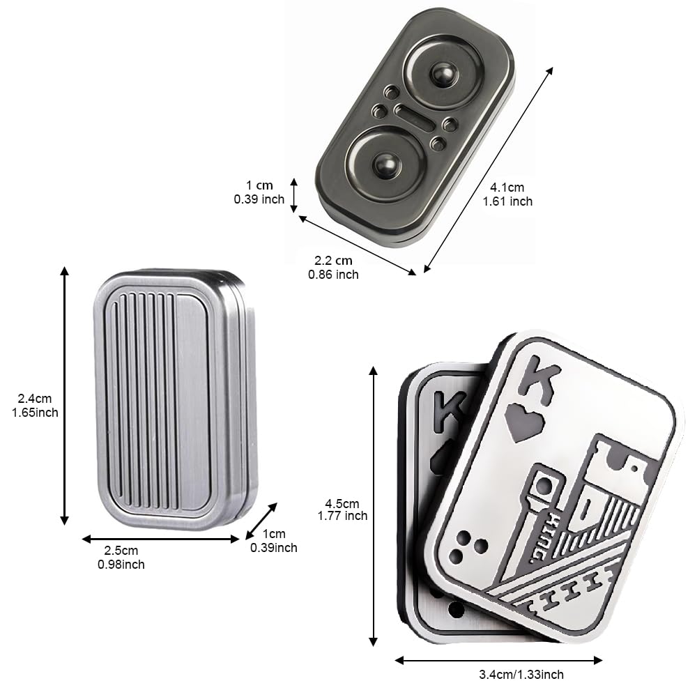 OBEST Slider Toy EDC Adult Fidget Toys ADHD Autyzm Sensory Zabawki Trzy kształty Lęk Stres Relief Zabawki Biurowe Fajne rzeczy dla chłopaka i ojca