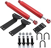 Vista 2 de LOSTAR Estabilizador de dirección dual compatible con Excursion F250 F350 Super Duty 4WD 1999-2005