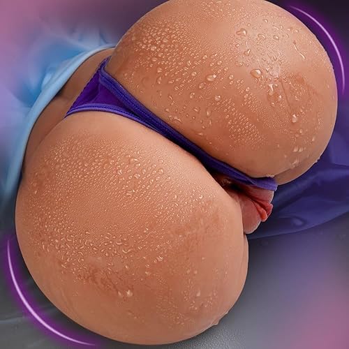Masturbador masculino marrón de 11 libras con vagina virgen y anal, juguete sexual realista de tamaño real para hombres, masturbador realista con 2