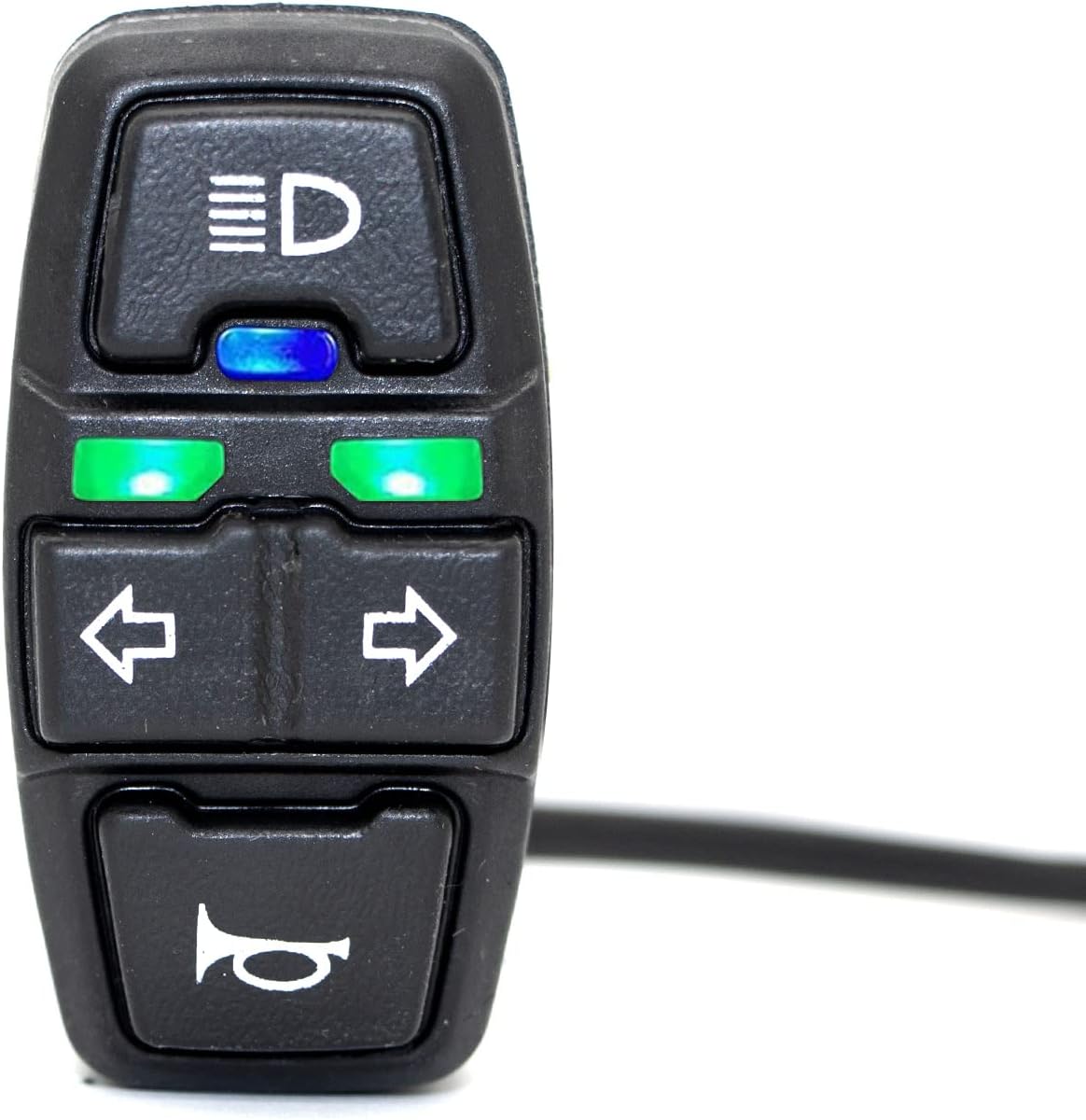 Motorcycle Head Light Turn Switch, Motorcycle Headlights Horn Turn ON/Off Control Switches for Scooter Electric Bike,3-in-1 Light Horn Turn Switch Signal Button Set