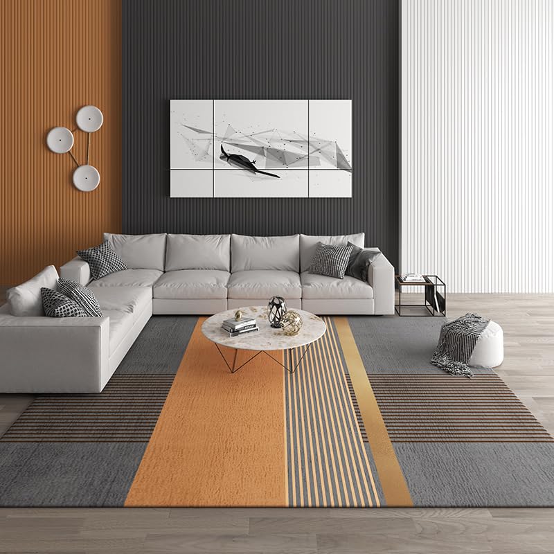 Tapis de chambre blanc 130x200cm idéal pour le bureau de maison