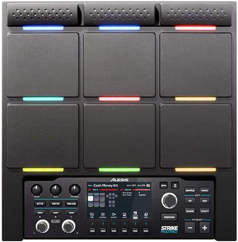 Miniatura 2 de Alesis Strike Multipad - Instrumento de percusión de 9 almohadillas con muestreador, bucle, 2 entradas y salidas, tarjeta de sonido, carga