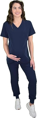 Miniatura 4 de Green Town Scrubs for Women - Maternity Scrubs Jogger Scrub Pant, 4 Pockets, Easy Care Stretch Fabric Uniforms