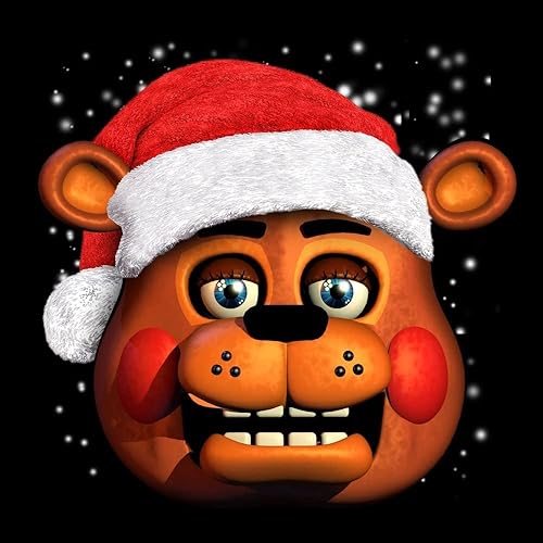 Miniatura 2 de Five Nights at Freddy's Santa Freddy - Camiseta negra para niño