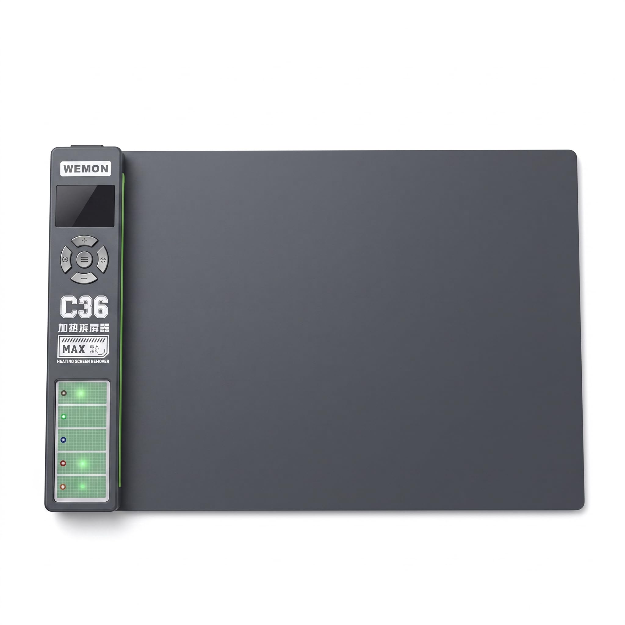 Bewinner Placa Calefactora Separadora LCD 300W, 30-135°C Estera Calefactora con Control de Temperatura Digital para Reparación de Pantalla de Tableta de Teléfono, Almohadilla de Silicona de (Enchufe