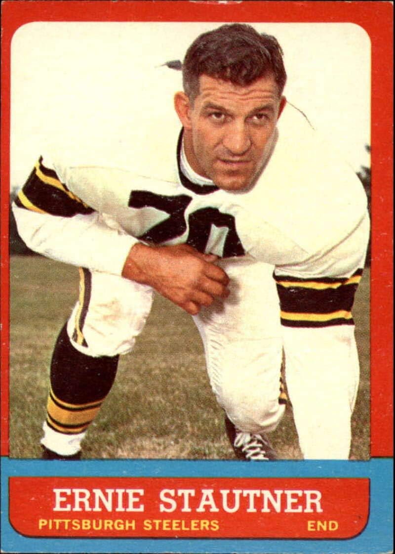 1963 Topps Series 2 Football #129 Ernie Stautner SP Pittsburgh Steelers Official NFL TCG Trading Card (SCAN SHOWS ACTUAL CARD YOU WILL RECEIVE)