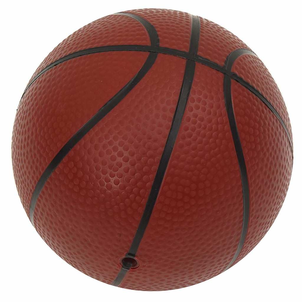 Tragbares Basketball-Set höhenverstellbar 200-236 cm mit Eisenring, 3-farbigem Netz, Ball und Pumpe freistehend für Indoor Outdoor Spiel und Training im Garten Zimmer