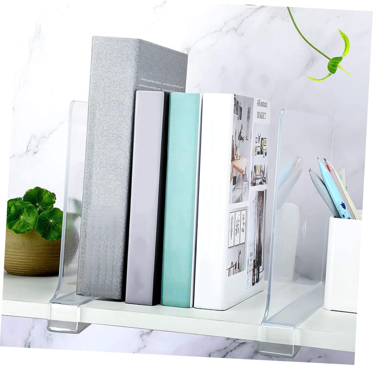 4pcs Wardrobe Dividers Shelf Divider Cabinet Closet Shelf Separators for Storage Organization