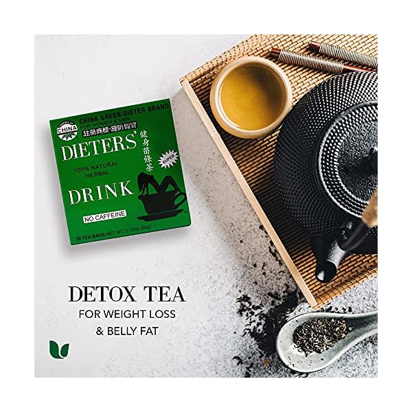 Uncle-Lees-Dieters-Detox-Tea-for-Weight-Loss-and-Belly-Fat-Chinese-Green-Slim-Tea-With-Senna-Leaves-100-Percent-Natural-No-Caffeine-30-Tea-Bags-Pack-of-3 China Green Dieters Tea by Uncle Lee - Detox Tea with Senna Laxative, Constipation Relief for Adults, Supports A Healthy Weight, Caffeine-Free Herbal Tea Bags, 30 Count (Pack of 3)