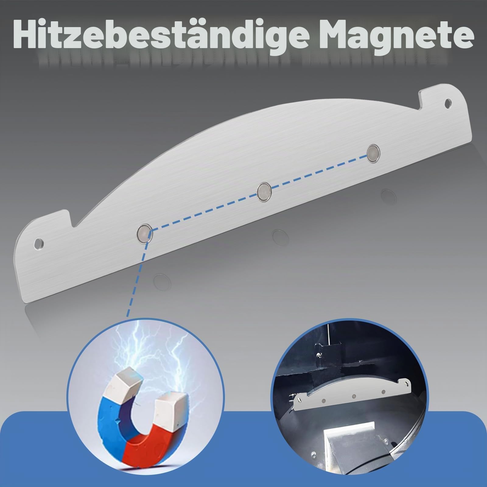 Criditpid Heat Deflector Modification for Pit Boss Austin XL, Pro Series, BCA012 Heat Baffle Diffuser Replacement Parts for Traeger Tex Elite, Pro Series 34/22 Air Gap Mod and Flame Tamer Deflector