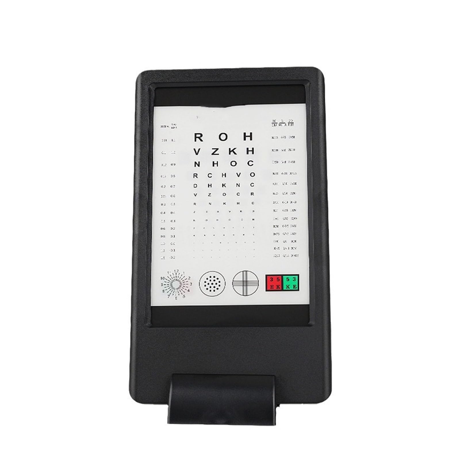 Digitale Sehtafel, Sehtesttafel Mit Beidseitigem Optotypendisplay, 5 Arten Von Visuellen Erkennungszielen, Zwei Helligkeitsstufen, Für Krankenhaus, Schule, Zuhause Und Büro B