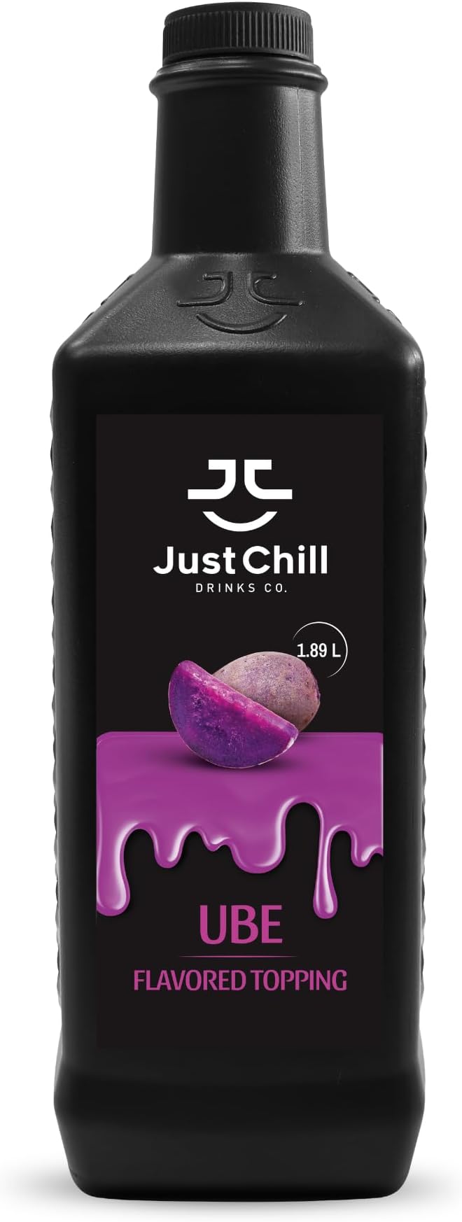 Drinks Co. Ube Topping (Purple Yam Topping), 1.89 Litre- Rich and Creamy Sauce (Non-GMO, Halal, Gluten Free)