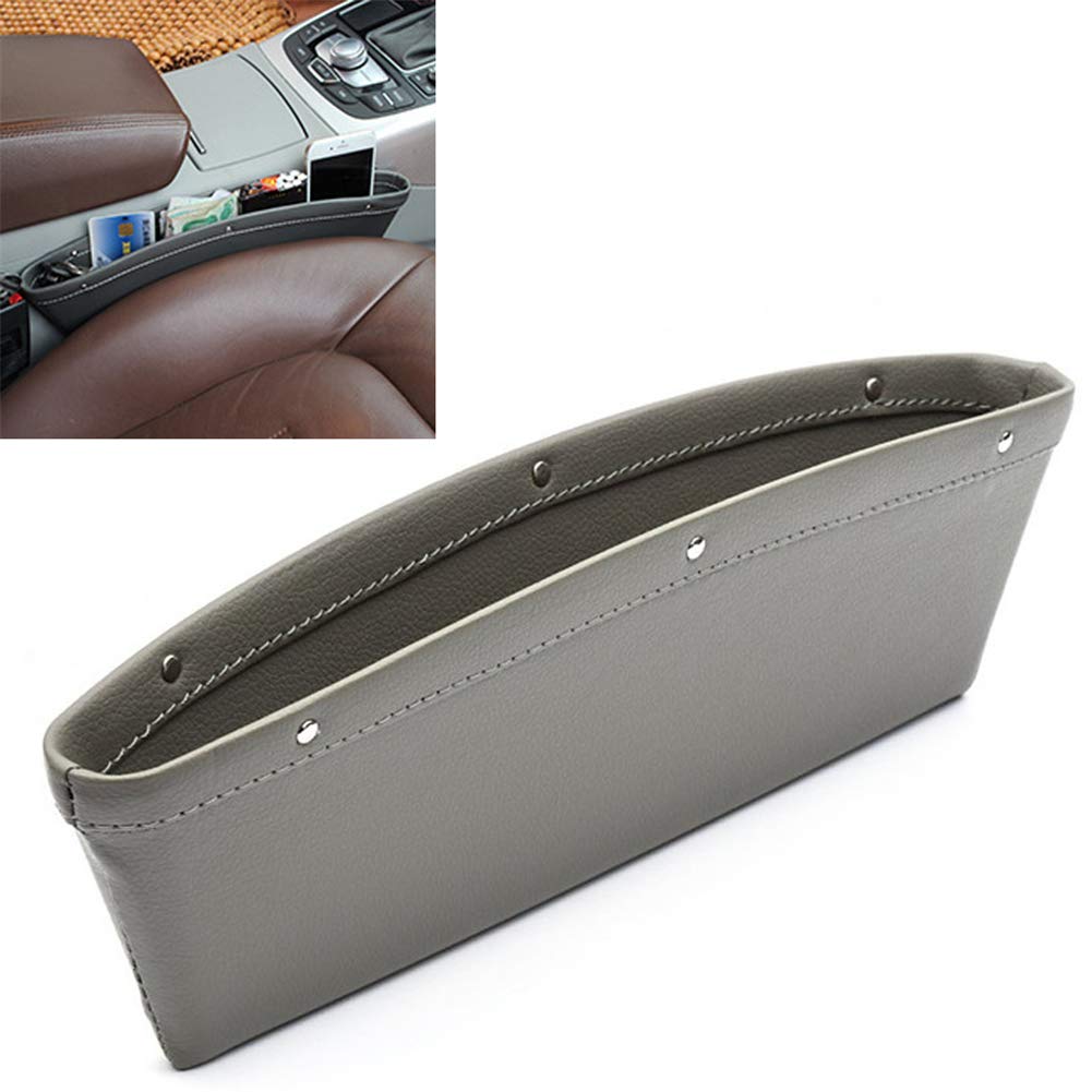 DUBENS Autositz Organizer - PU Leder, 35x11cm, Braun, Für Sitz-Spalten