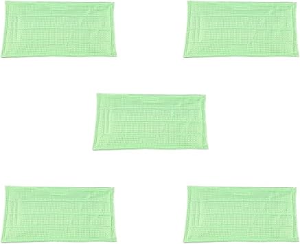 5PCS Microfiber Cleaning Cloths Washable Mop Pad Steam Cleaner Parts, Compatible For Vorwerk, Compatible For Kobold, SP520 / SP530 / MF520 / MF530