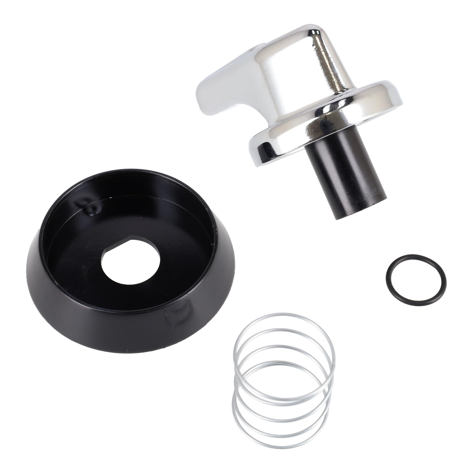sparefixd Bouton de commande pour four Smeg argenté et noir