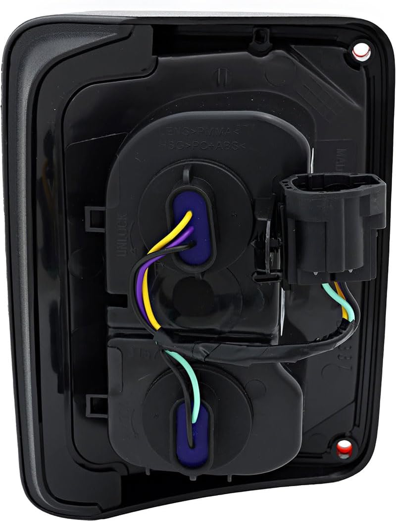 Compatible with Jeep Wrangler Tail Light Lamp 2007 2008 2009 2010 2011 2012 2013 2014 2015 2016 2017 2018 Passenger Right Side