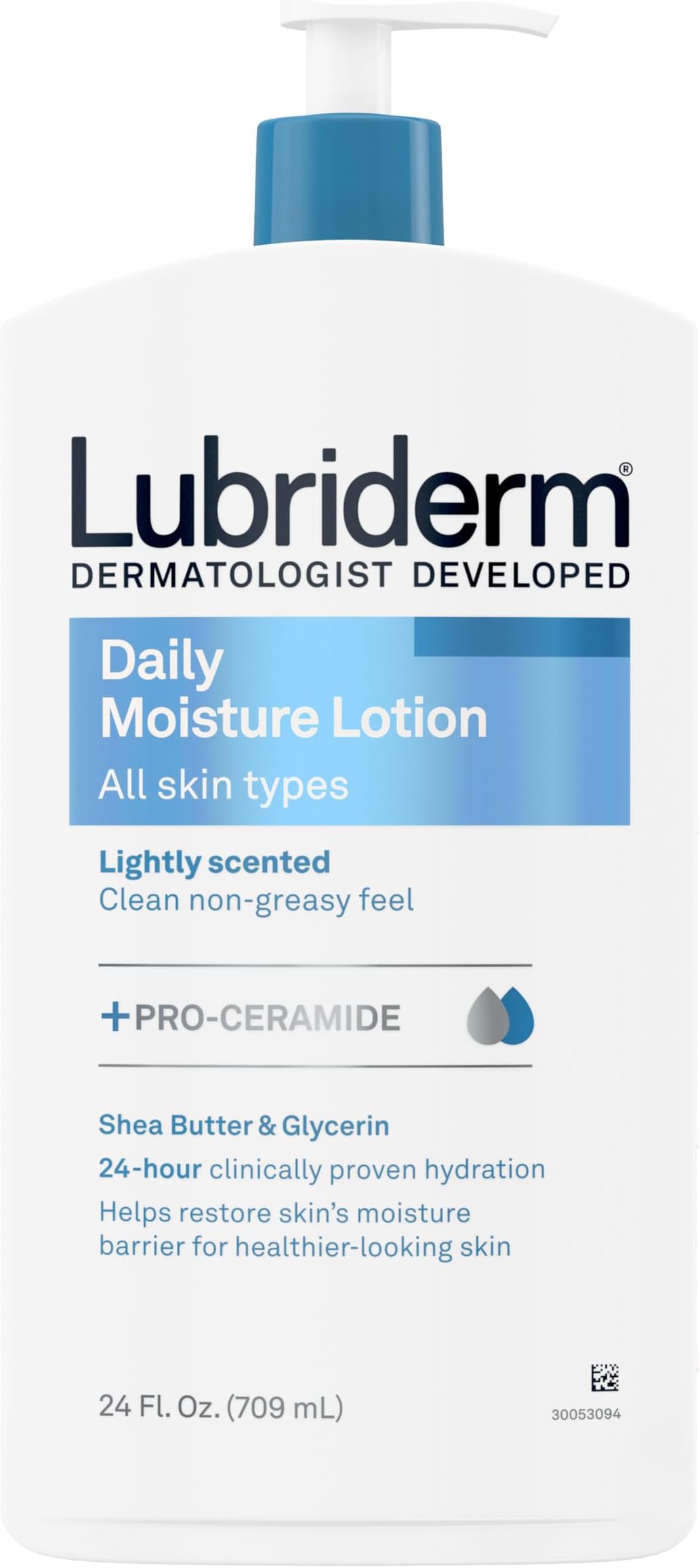 Lubriderm Daily Moisturizing Lotion, Normal to Dry Skin, 24 Oz