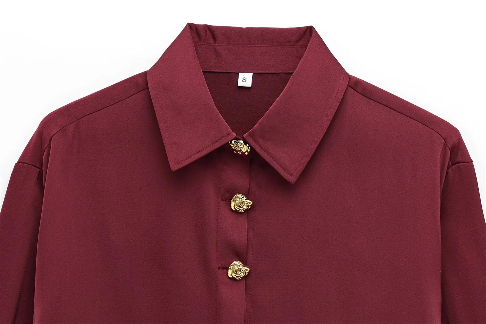 Camicette da donna primavera estate ufficio lavoro top business casual sottile manica lunga oversize camicie