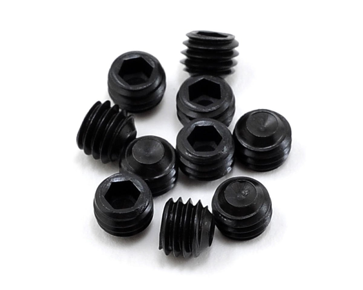 Tekno RC LLC M5x4mm Set Screws- Black 10pcs TKR1603 Electric Car/Truck Option Parts