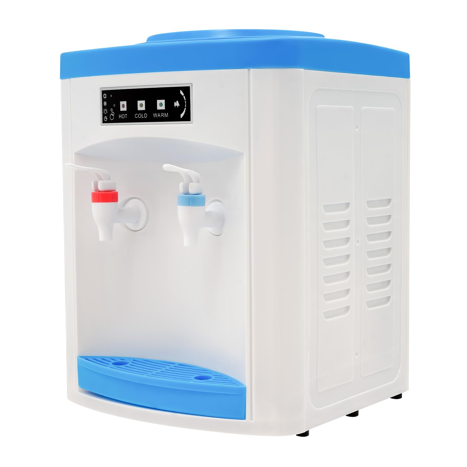 Elektrischer Wasserspender 550W aus PP und Edelstahl für Heiß und Kalt 1,1-4,9 Gal für Desktop Büro Küche Zuhause