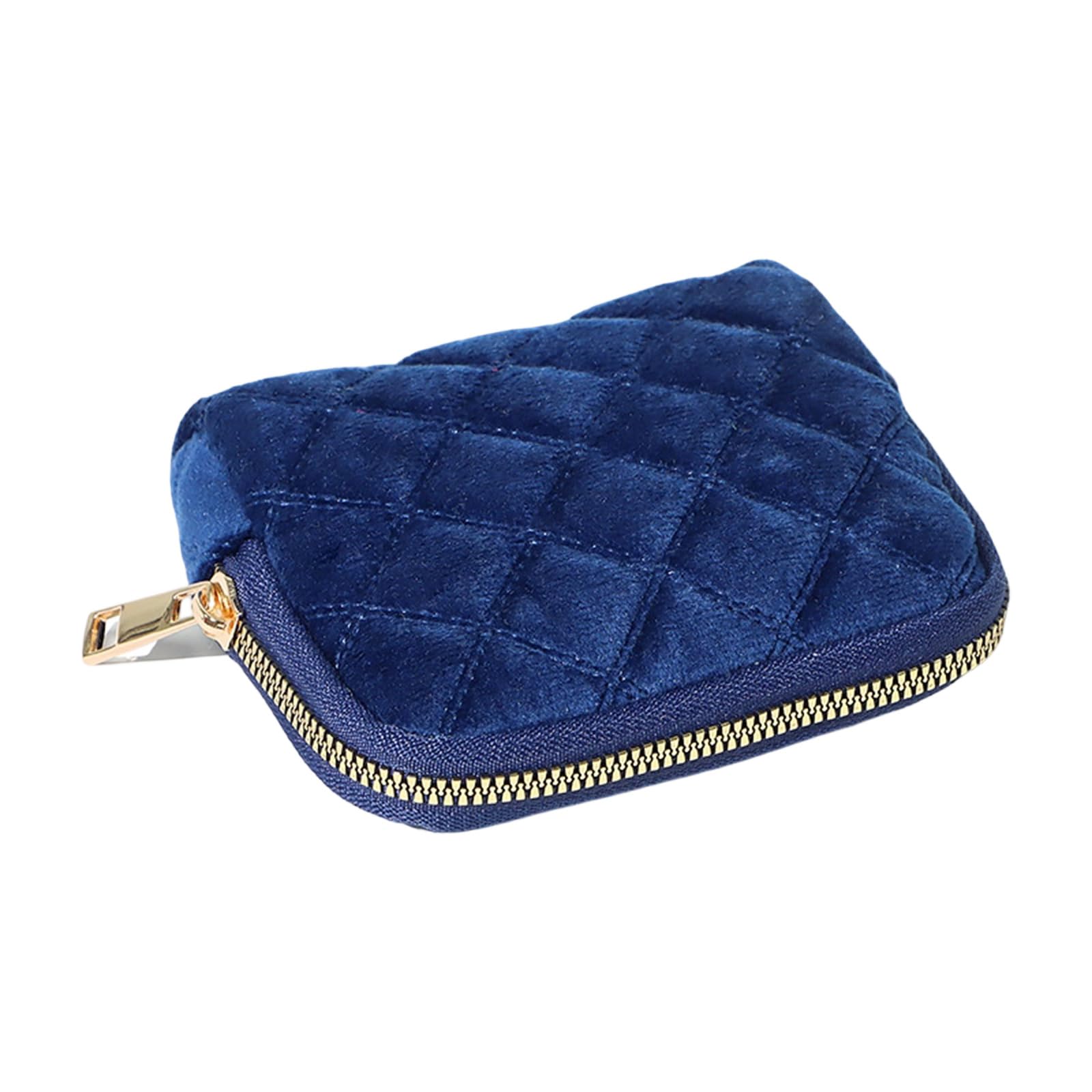 ZBIianxer Practical Jewelry Bag with Spacious Sections Container Cloth Texture Suitable for Traveling or Home Decorating Compact Container