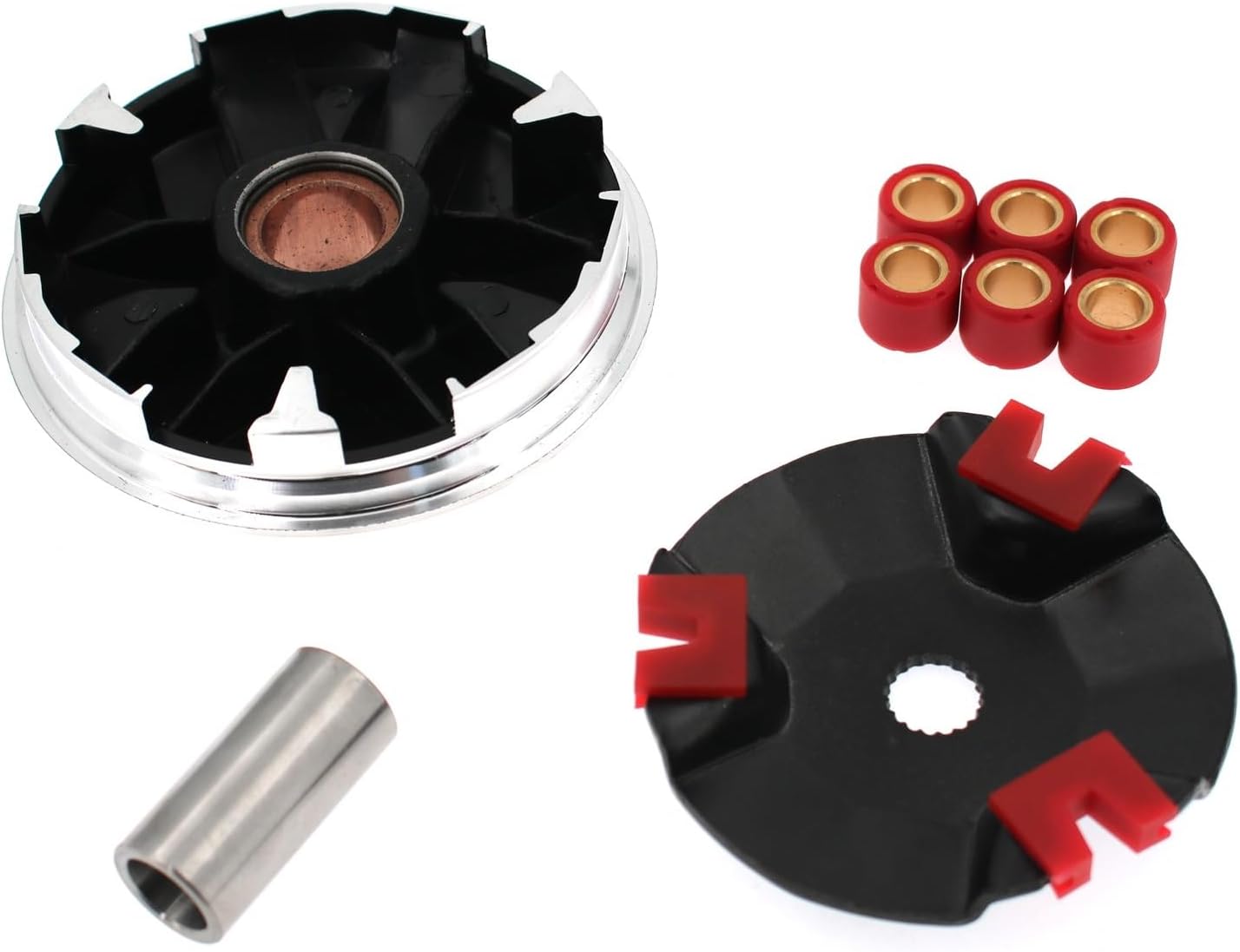 High Performance Racing Variator Set with 7g Roller Weights Jog 50 3KJ Minarelli 2 Stroke 1PE40QMB 1E40QMB Scooter Moped Parts