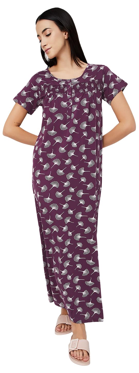 max Women Cotton Maxi Night Gown-picture-47