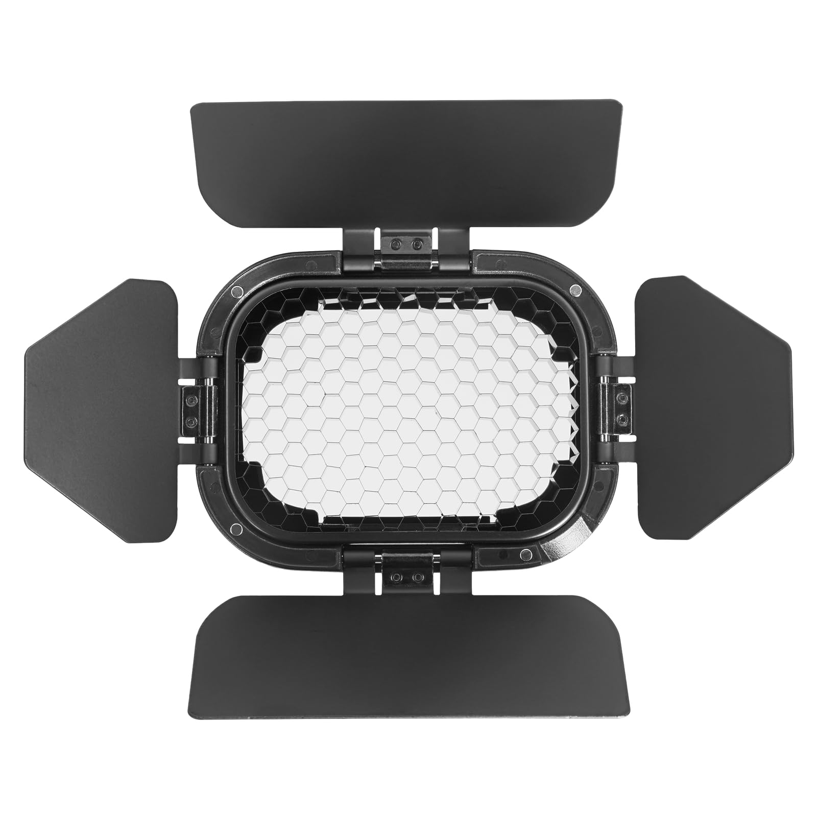 GODOX BD-07 II Porte de Grange + Grille d'abeille + Filtre de Gel de 4 Couleurs (Jaune, Verte, Rouge, Bleu) pour Le Flash de Poche Godox AD200Pro II Speedlite