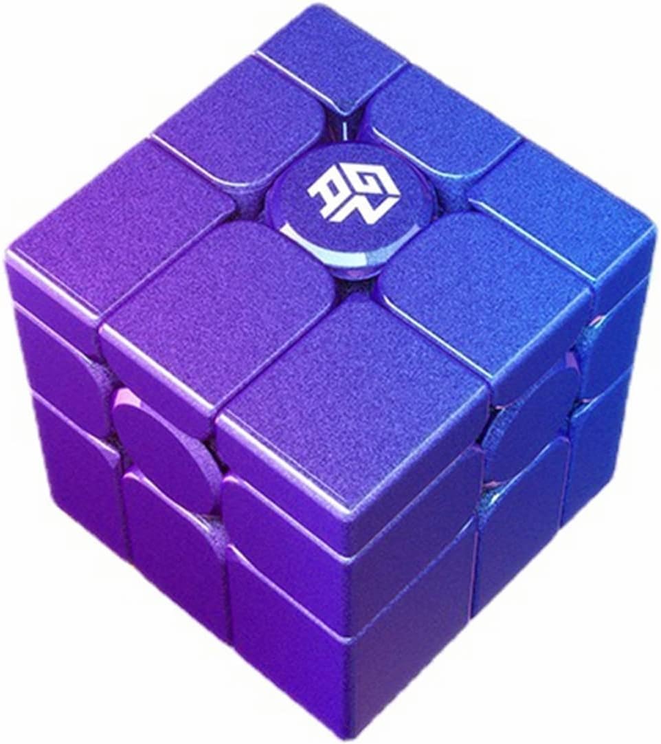 GAREGEAR gan Mirror Cube UV Coated Speed Cube, Purple Mirror Blocks Magnetic Cube Puzzle