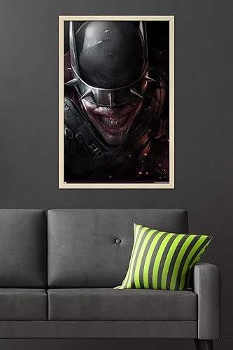 Miniatura 11 de Trends International DC Comics - Póster de pared con cara de Batman Who Laughs, 22.375 x 34 pulgadas, versión enmarcada en negro Versión con marco