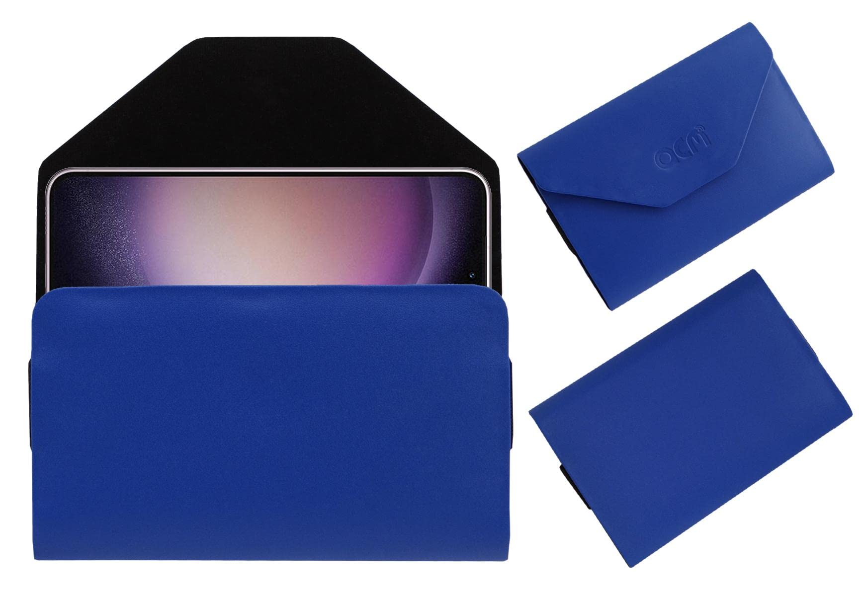 ACM Premium Flip Flap Pouch Case Compatible with Samsung Galaxy S23 Mobile Leather Cover Blue-image-30